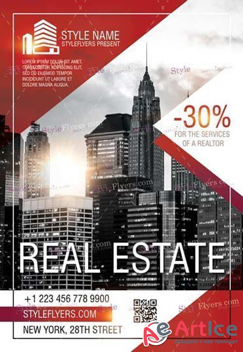 Real Estate V11 2018 PSD Flyer Template