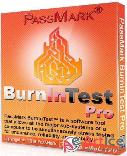 PassMark BurnInTest Pro 9.0 Build 1006
 2018