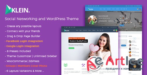 ThemeForest - Klein v3.9.24 - A Nitty-Gritty Community Theme - 5418518
