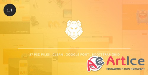 ThemeForest - The Lion v1.1 - Multi-Purpose PSD Template - 9525785