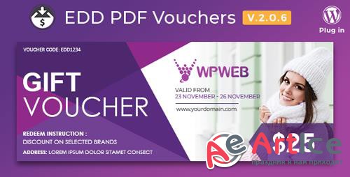 CodeCanyon - Easy Digital Downloads v2.0.6 - PDF Vouchers - 20707558