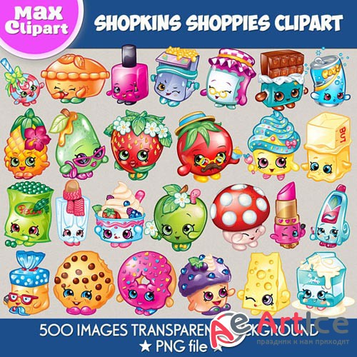 Shopkins Shoppies clipart