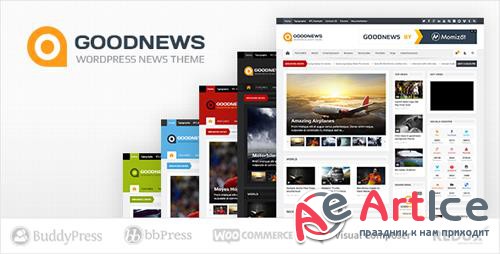 ThemeForest - Goodnews v5.9.3 - Responsive WordPress News/Magazine - 1150692