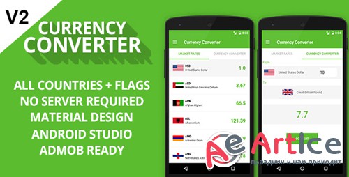 CodeCanyon - Currency Converter v1.2 + Admob Ready - 18294113