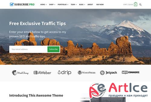 HappyThemes - Subscribe Pro v1.1 - WordPress Multi-Purpose Theme