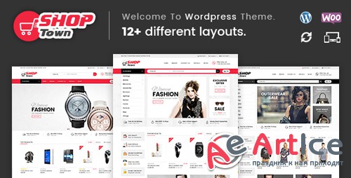 ThemeForest - Shop Town v1.0 - Multipurpose WooCommerce Theme (Update: 15 February 2018) - 18371486
