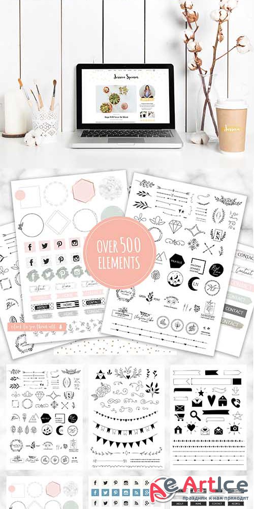Web Design Kit for Bloggers - CM 2518216