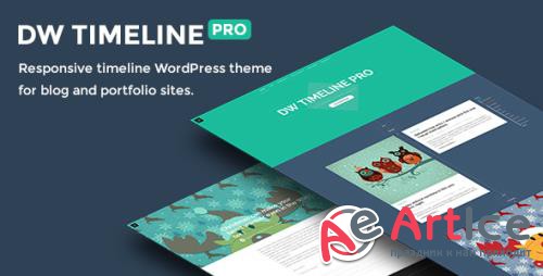 ThemeForest - DW Timeline Pro v1.1.1 - Reponsive Timeline WordPress Theme - 15407139