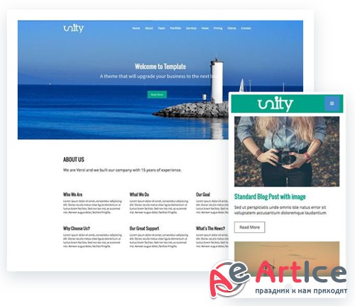 ThemeXpert - Unity v1.0 - Responsive One Page Joomla Template