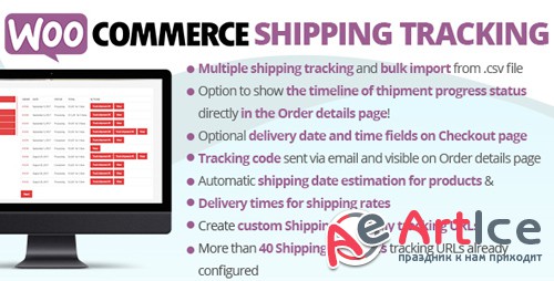 CodeCanyon - WooCommerce Shipping Tracking v17.0 - 11363158