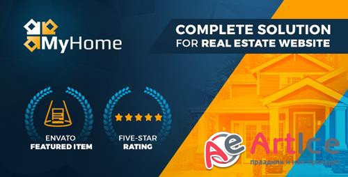ThemeForest - Real Estate WordPress Theme | MyHome v3.0.2 - 19508653
