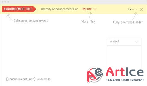 Themify - Announcement Bar v1.2.7 - WordPress Plugin