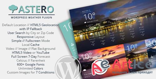 CodeCanyon - Astero WordPress Weather Plugin v1.4.2 - 9473087