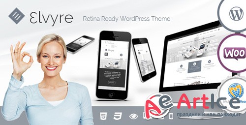 ThemeForest - Elvyre v1.9.1 - Retina Ready Wordpress Theme - 7966500