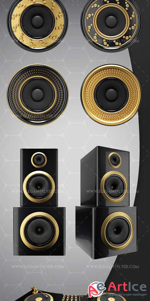 Speakers V1 2018 3d Render Templates