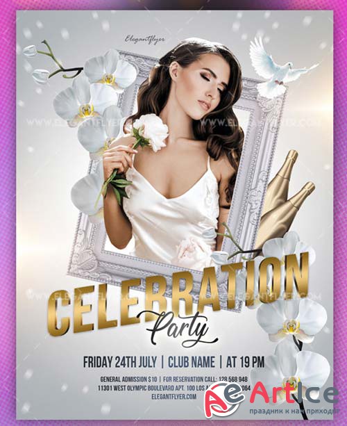 Celebration Party V38 2018 Flyer PSD Template