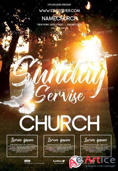 Church V26 2018 PSD Flyer Template