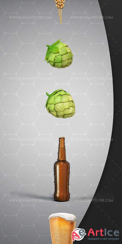 Beer Set V1 2018 3d Render Templates