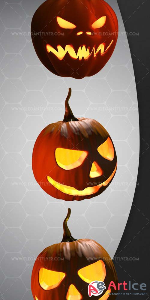 Pumpkins V1 2018 3d Render Templates