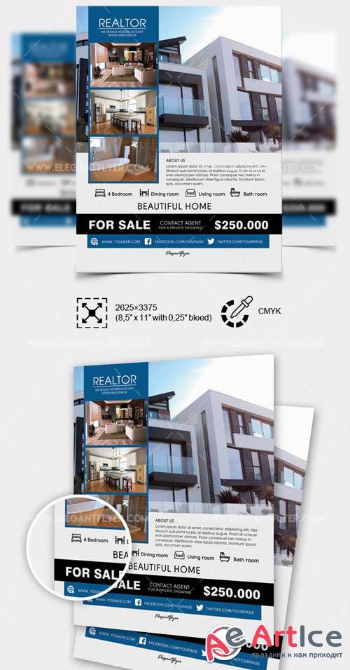 Realtor V3 2018 Flyer PSD Template