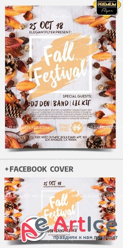 Fall Festival V15 2018 Flyer Template