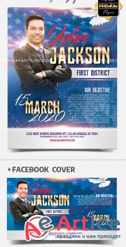 Political Election Flyer V5 2018 Flyer Template