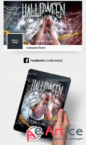 Scary Halloween V1 2018 Flyer PSD Template