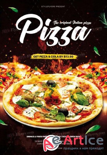 Pizza V15 2018 PSD Flyer Template