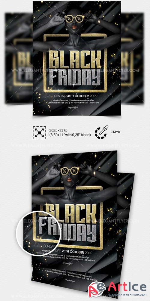 Black Friday V43 2018 Flyer PSD Template