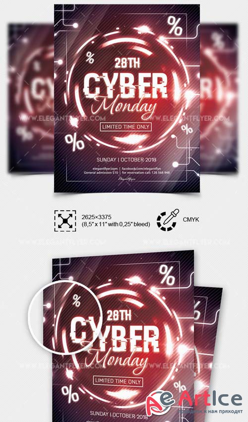 Cyber Monday V7 2018 Flyer PSD Template