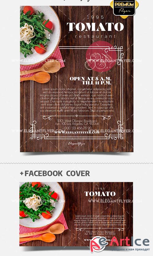 Restaurant Flyer V17 2018 PSD Template