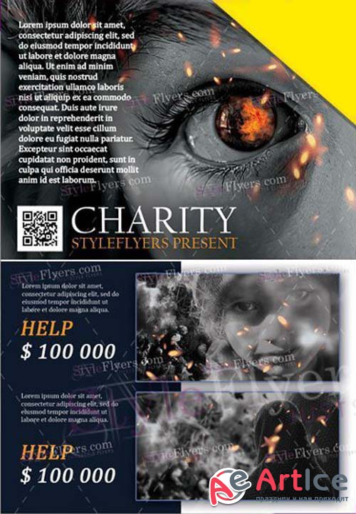 Charity V11 2018 PSD Flyer Template