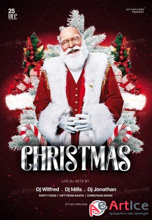 Christmas V73 2018 PSD Flyer Template