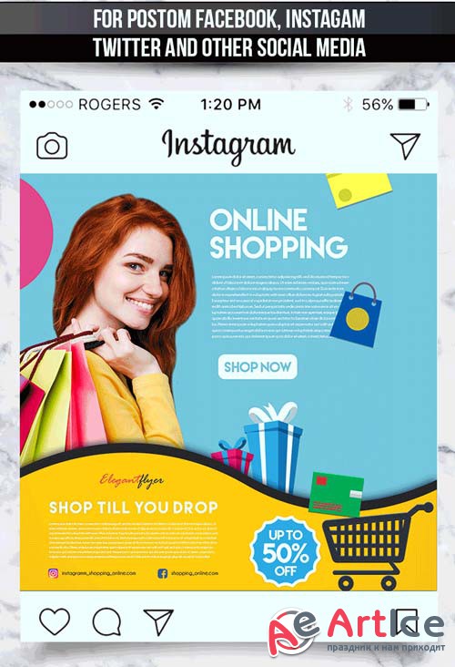 Animated Online Store V1 2018 Template