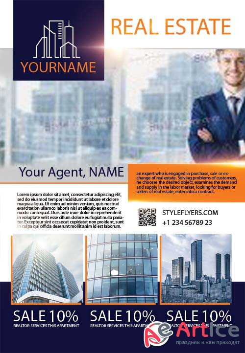 Real Estate V78 2018 PSD Flyer Template