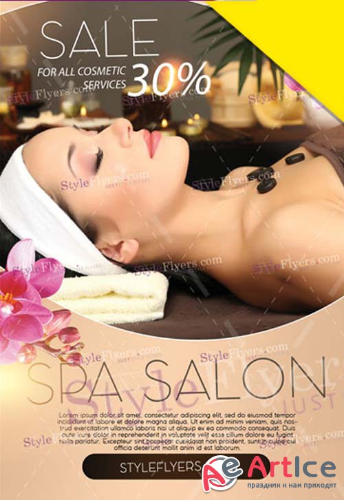 Spa Salon V1 2019 Flyer PSD