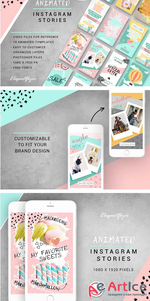 Animated Instagram Stories V1 2019