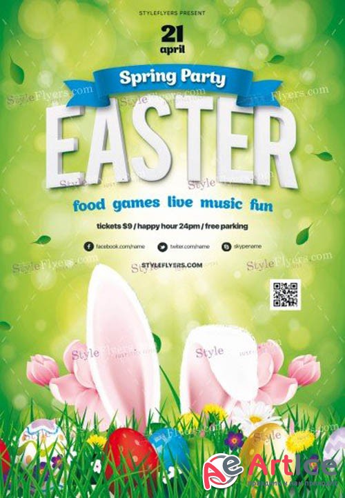 Easter V1 2019 PSD Flyer Template