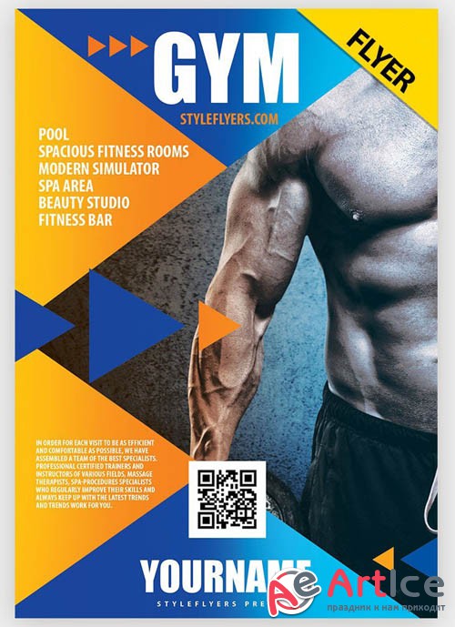 GYM V7 2019 PSD Flyer Template