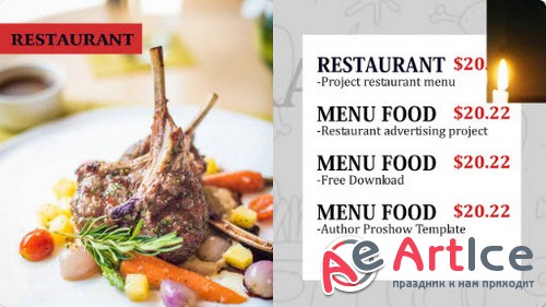  ProShow Producer - Restaurant Menu