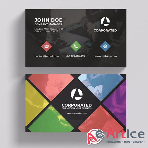 Corporated - business card templates