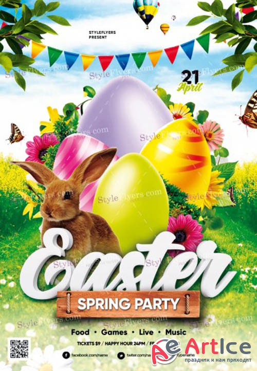 Easter V14 2019 PSD Flyer Template