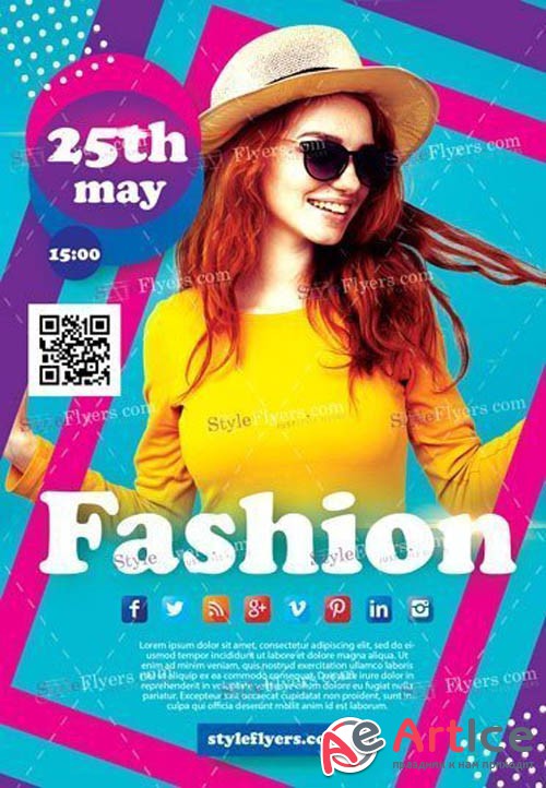 Fashion Flyer V1 2019 PSD Flye Template