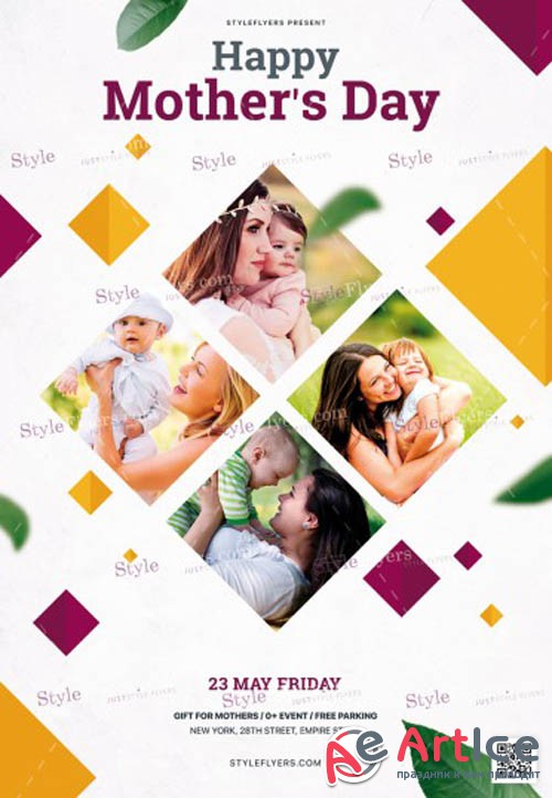 Mothers Day V15 2019 PSD Flyer Template