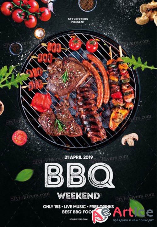 BBQ V9 2019 PSD Flyer Template