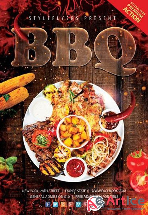 BBQ 2019 PSD V9 Flyer Template