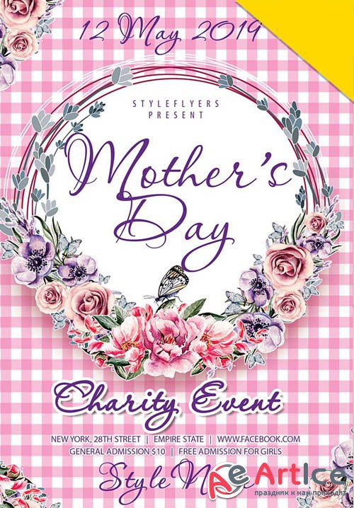 Mothers Day V25 2019 PSD Flyer Template