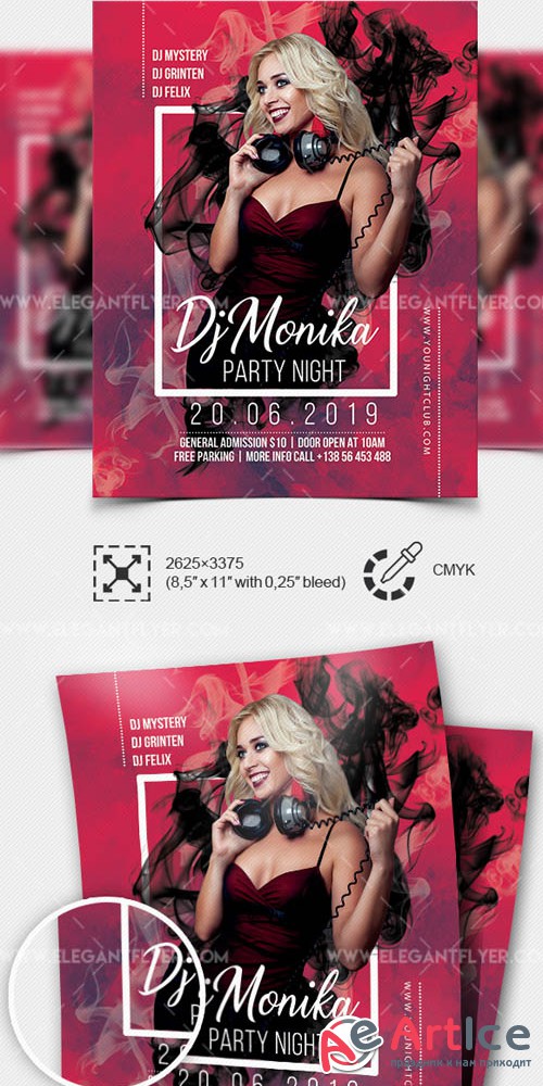 DJ Party V27 2019 Premium PSD Flyer Template