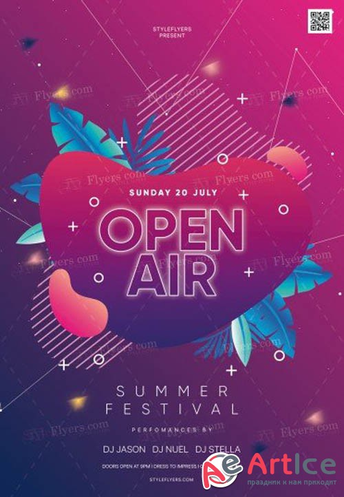 Open Air V16 2019 PSD Flyer Template