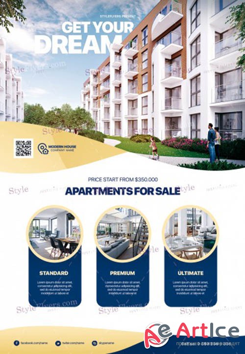 Real Estate V0208 2019 PSD Flyer Template